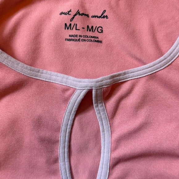 Women’s Urban Outfitters Pink sleeveless Crop Top M/L - Picture 4 of 6